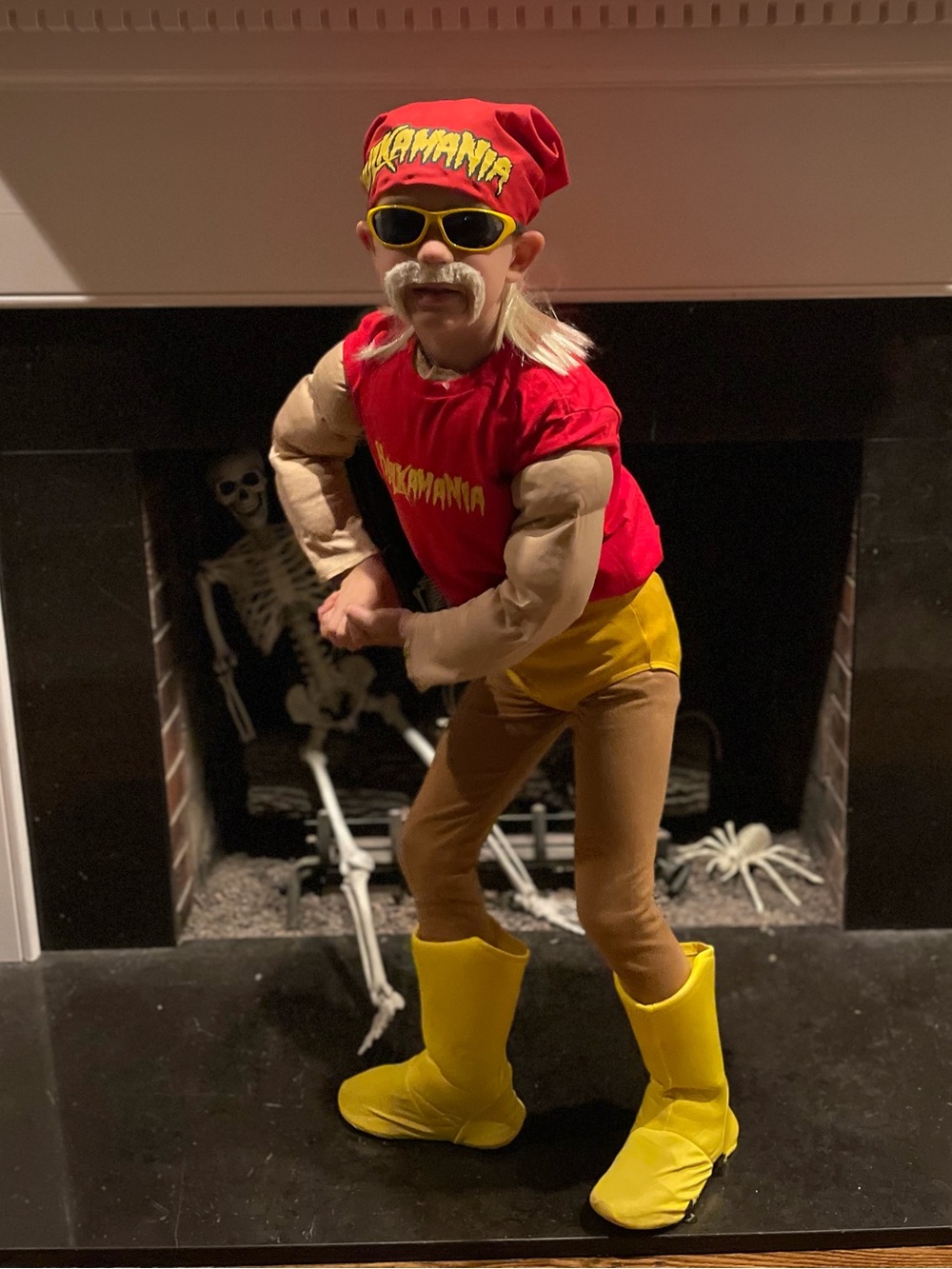 Hulk Hogan Homemade Costume 5T